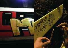 Graffiti Train - Photo by BLACKCHARLIE