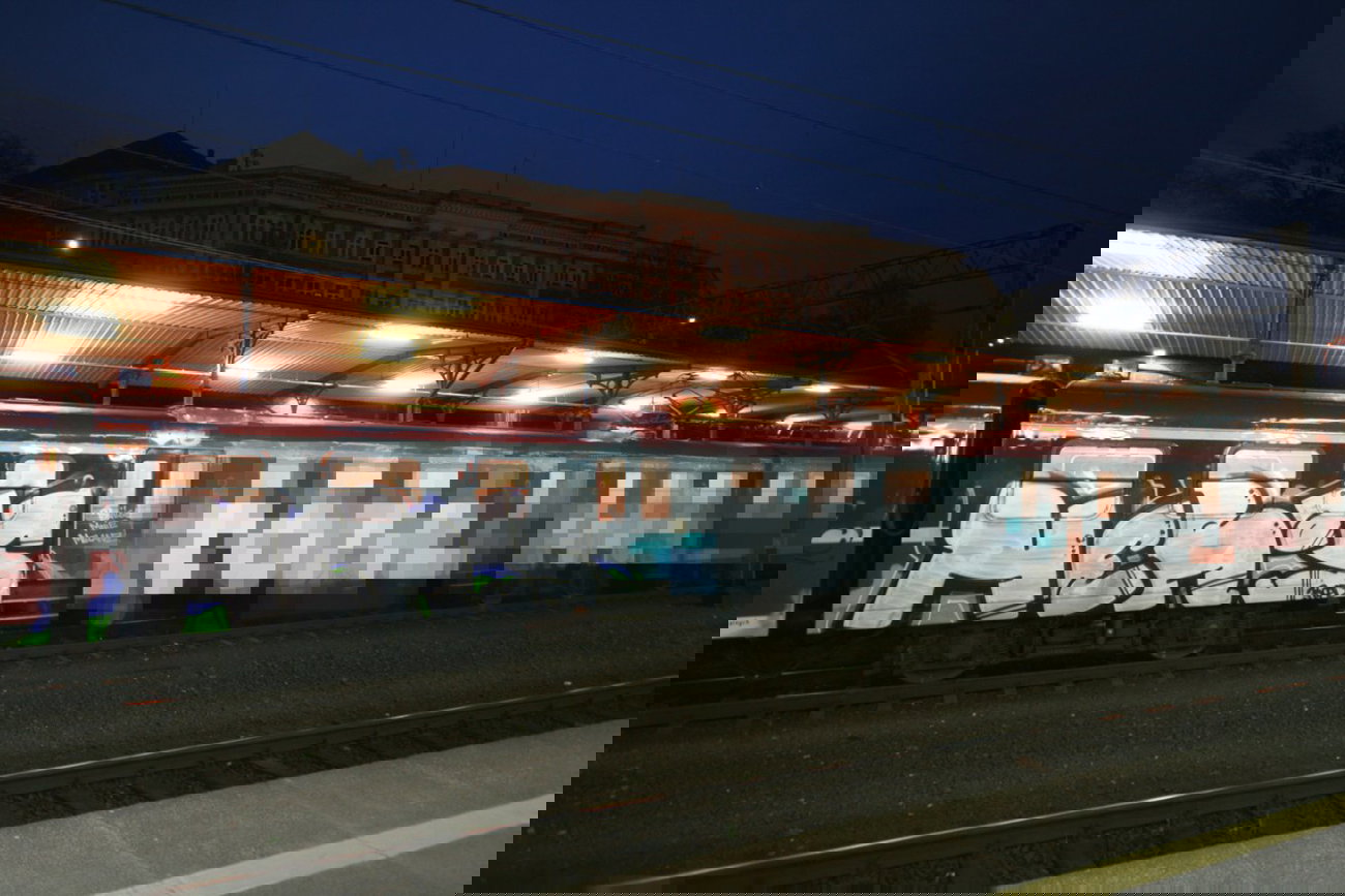 Graffiti Train - Photo by BLACKCHARLIE