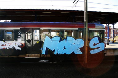 Graffiti Train - Photo by BLACKCHARLIE