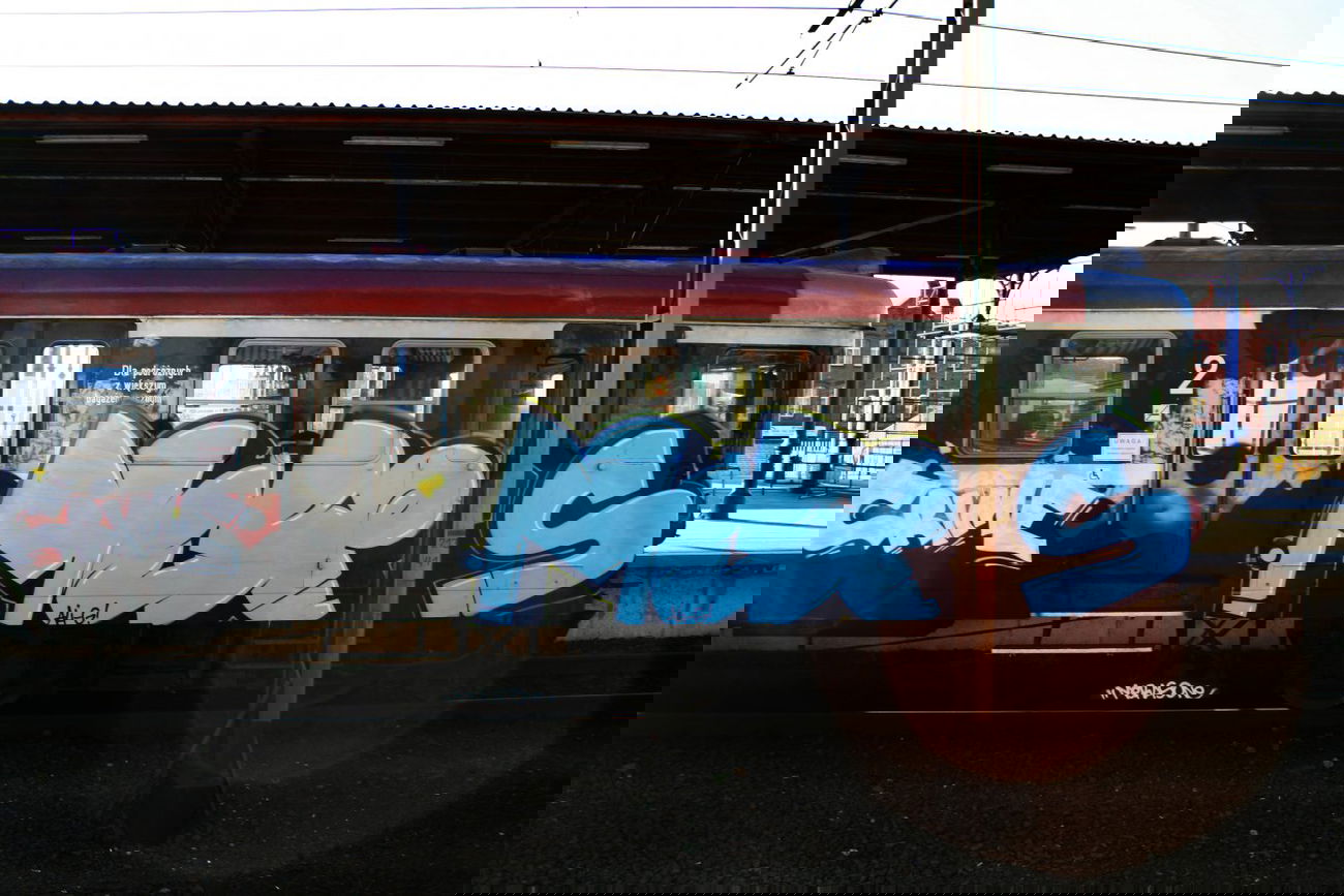 Graffiti Train - Photo by BLACKCHARLIE