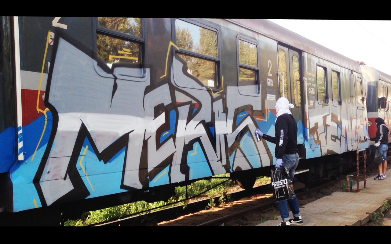 Graffiti Train - Photo by BLACKCHARLIE