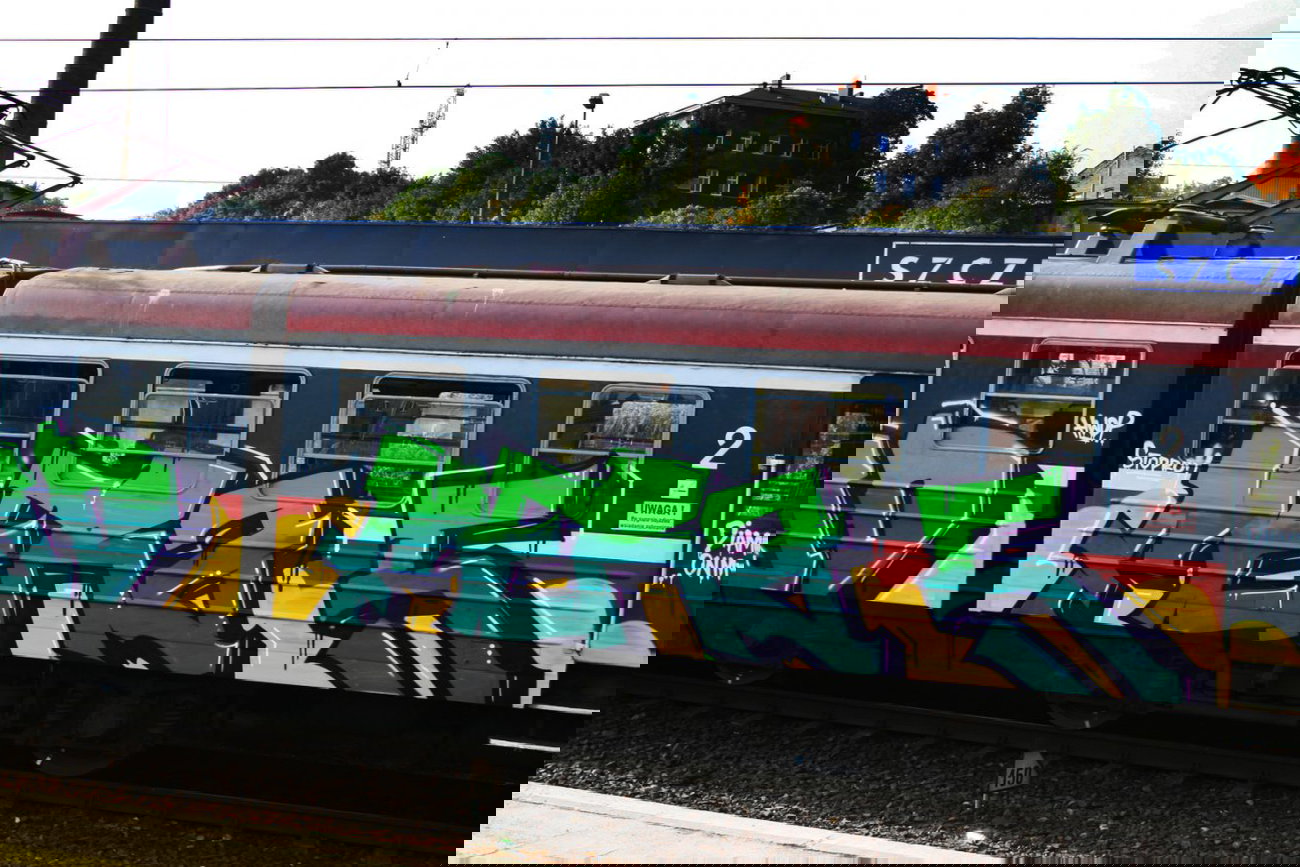 Graffiti Train - Photo by BLACKCHARLIE