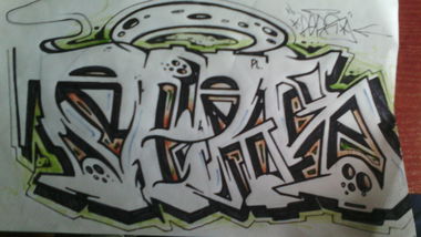 Graffiti Sketch - Photo by BLAKALB