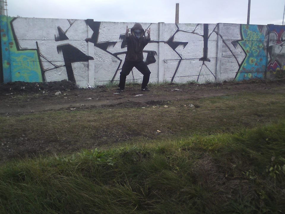 Graffiti Bombing - Photo by BLAKALB