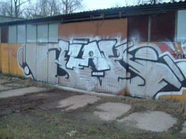 Graffiti Bombing - Photo by BLAKALB