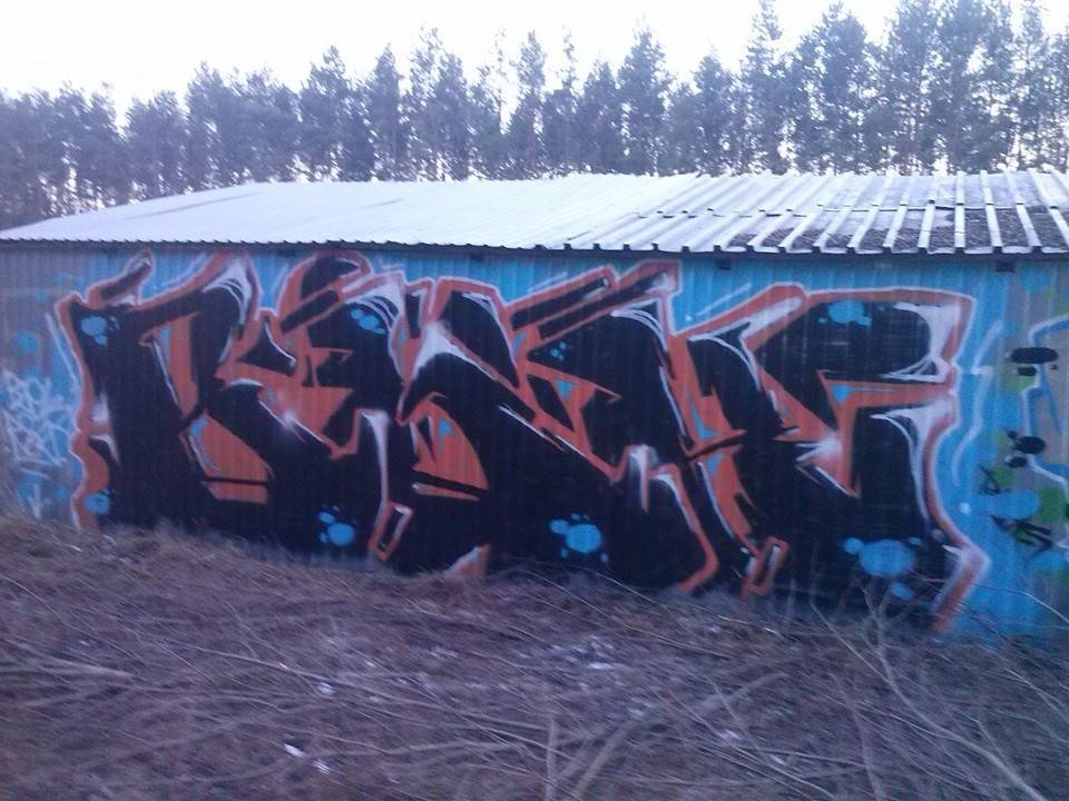 Graffiti Bombing - Photo by BLAKALB