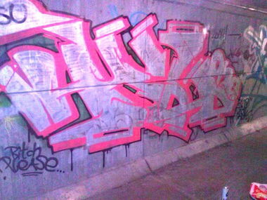 Graffiti Bombing - Photo by BLAKALB