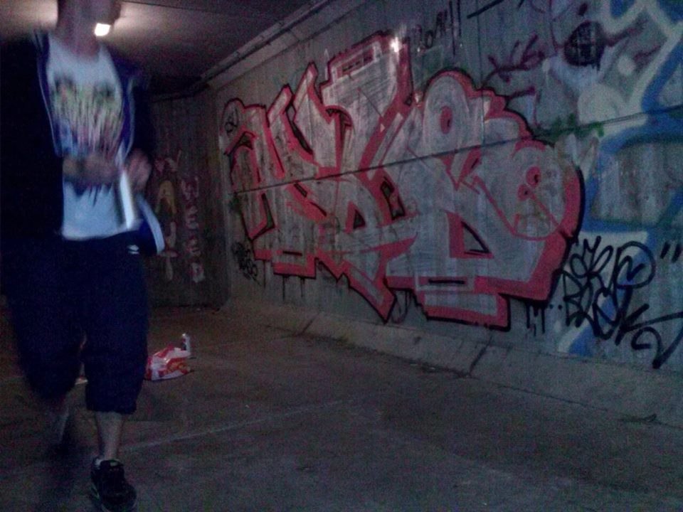 Graffiti Bombing - Photo by BLAKALB