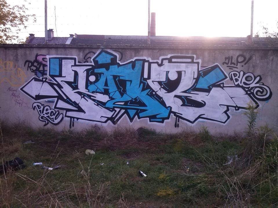 Graffiti Bombing - Photo by BLAKALB