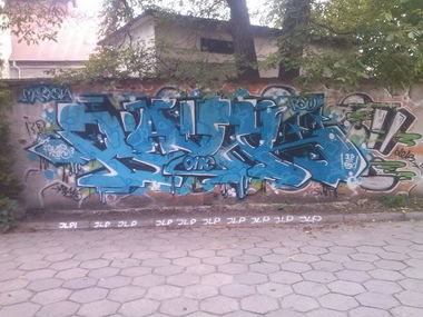 Graffiti Bombing - Photo by BLAKALB