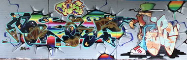 Graffiti Wall - Photo by BLAST - BLAST, UPC, BOS (2013)