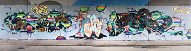 Graffiti Wall - Photo by BLAST - BLAST, UPC, BOS (2013)