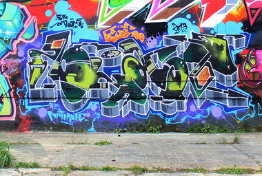 Graffiti Wall - Photo by BLAST - BLAST, UPC, BOS (2013)