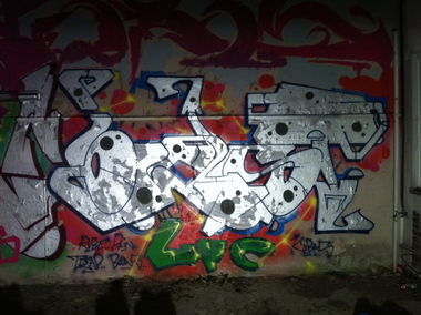 Graffiti Wall - Photo by BLAST - BLAST, UPC, BOS (2013)