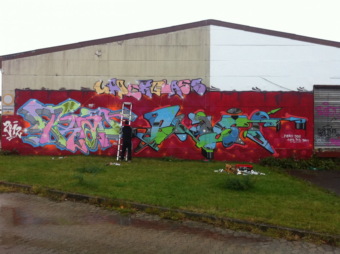 Graffiti Wall - Photo by BLAST - TRAP, NITRO, BLAST (2012)