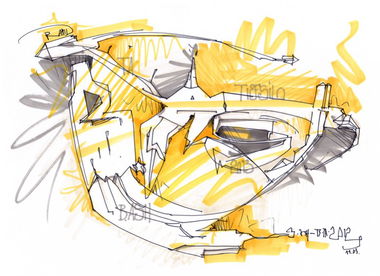 Graffiti Sketch in Berlin - Photo by BLMNGLLSCKRSHR - B.ash, bash, b-ash