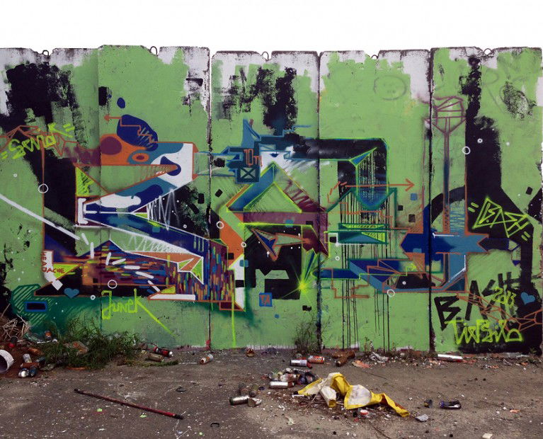 Graffiti Wall in Berlin - Photo by BLMNGLLSCKRSHR - 2013, b.ash, Bash (2013)