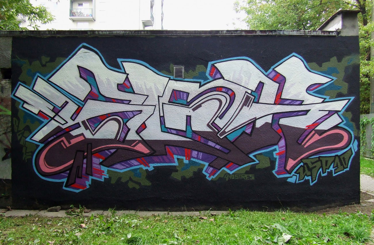 Graffiti Wall in Krakow - Photo by BLOKY - BLOK, USP