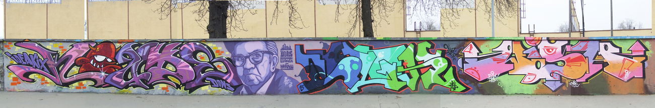 Graffiti Wall in Krakow - Photo by BLOKY - BLOK, USP (2013)
