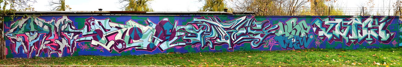 Graffiti Wall in Krakow - Photo by BLOKY - BLOK, USP (2013)