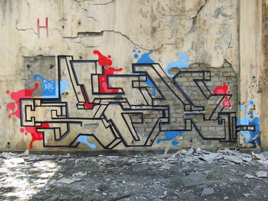 Graffiti Wall in Polska - Photo by BLOKY - BLOK, USP (2012)