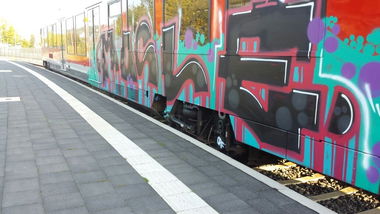 Graffiti Train in Bad Neuenahr-Ahrweiler - Photo by BNAGraffiti - MASLE