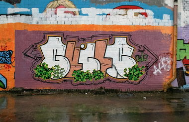 Graffiti Wall in Osnabrück - Photo by BOND001 - Goyle, WC, MF (2008)