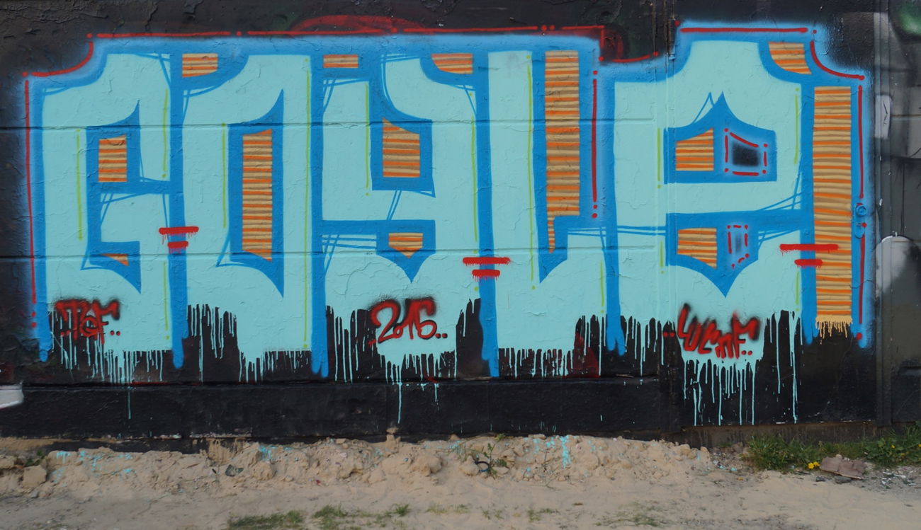 Graffiti Wall in Osnabrück - Photo by BOND001 - Goyle, TGF, WC (2015)