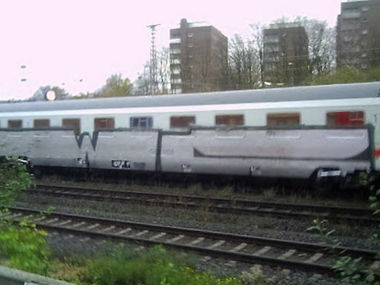 Graffiti Train - Photo by BOND001 - WCMF, Osnabrück (2006)