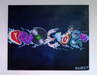 Graffiti Sketch - Photo by BORE - canvas, bore, one (2014)