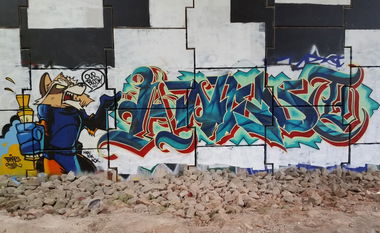 Graffiti Wall - Photo by BRAES