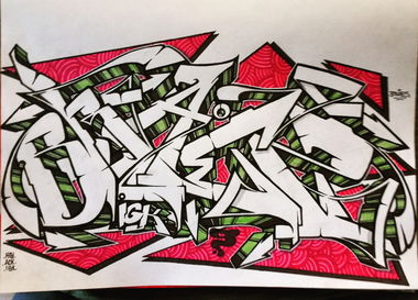 Graffiti Sketch - Photo by BRAES