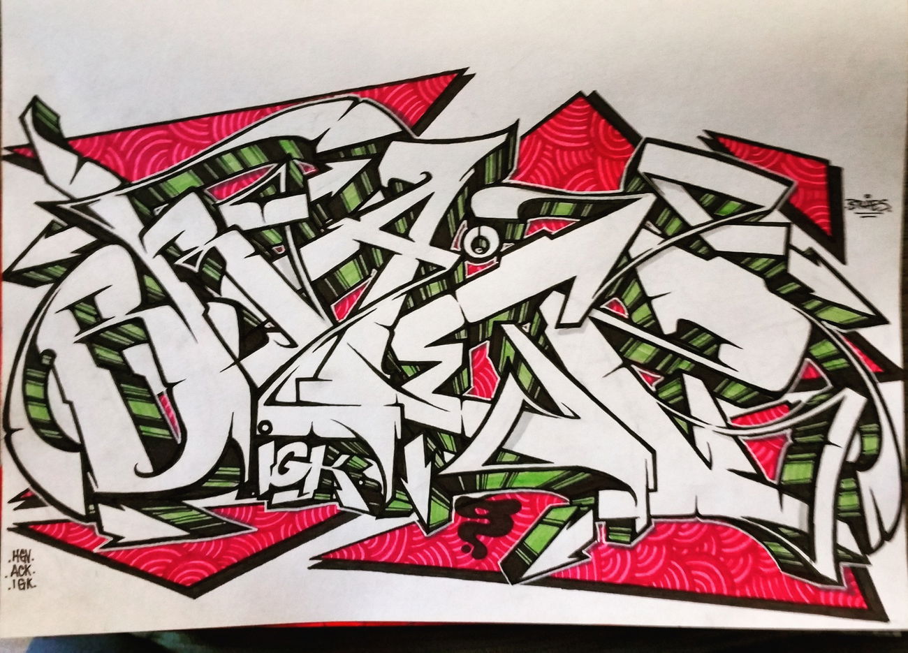 Graffiti Sketch - Photo by BRAES
