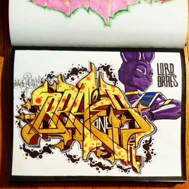 Graffiti Sketch - Photo by BRAES
