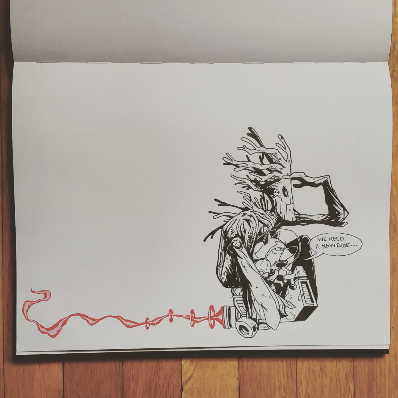 Graffiti Sketch - Photo by BRAES (2015)