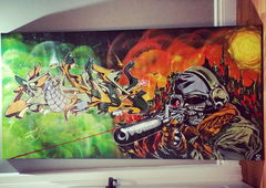 Graffiti Artwork - Photo by BRAES - urbanart, colors, style (2015)