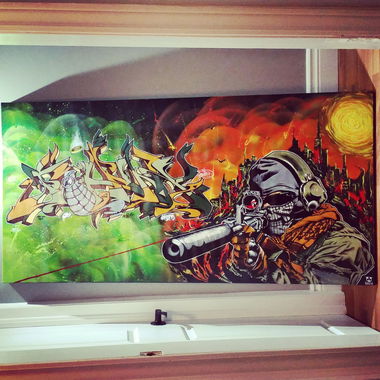 Graffiti Artwork - Photo by BRAES - urbanart, colors, style (2015)