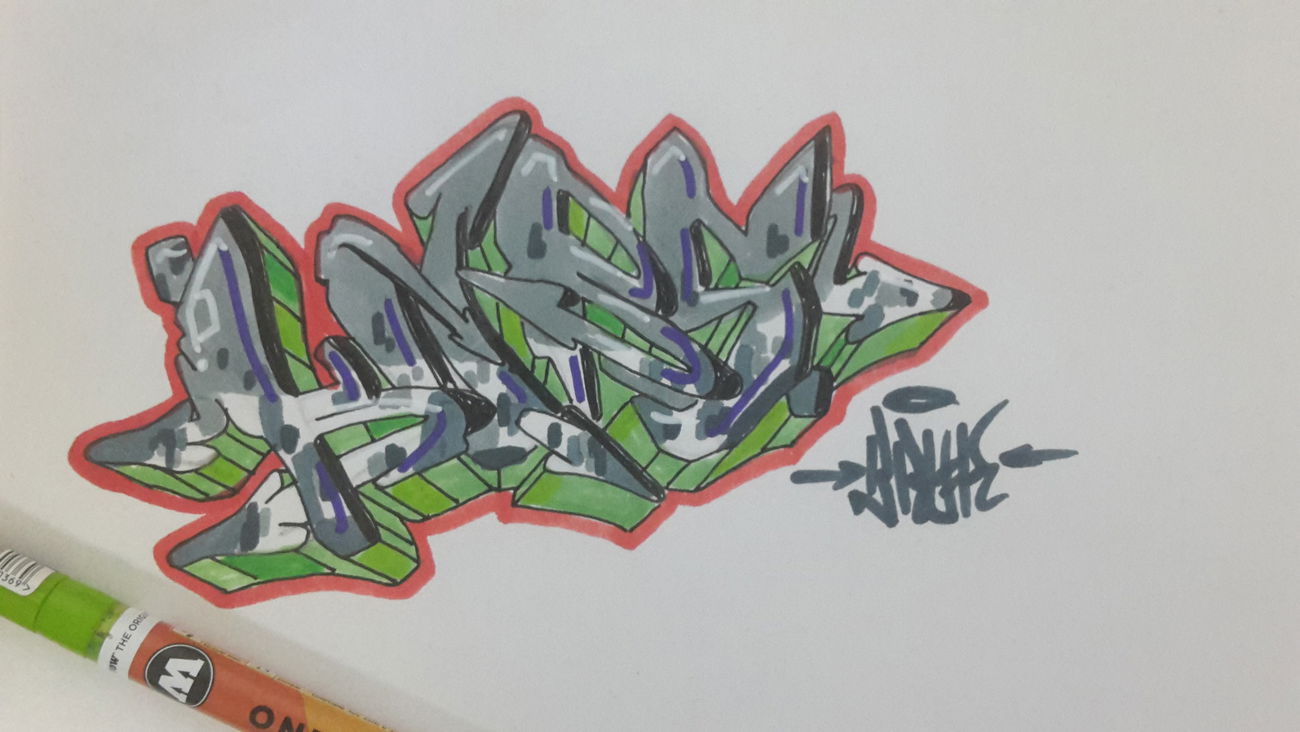 Graffiti Wall - Photo by BRUK13