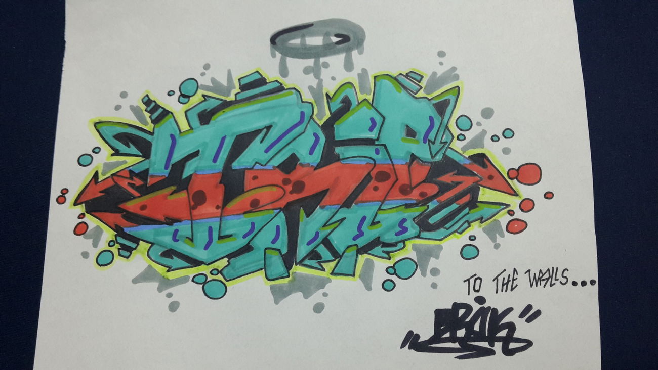 Graffiti Wall - Photo by BRUK13 - BRUK (2017)