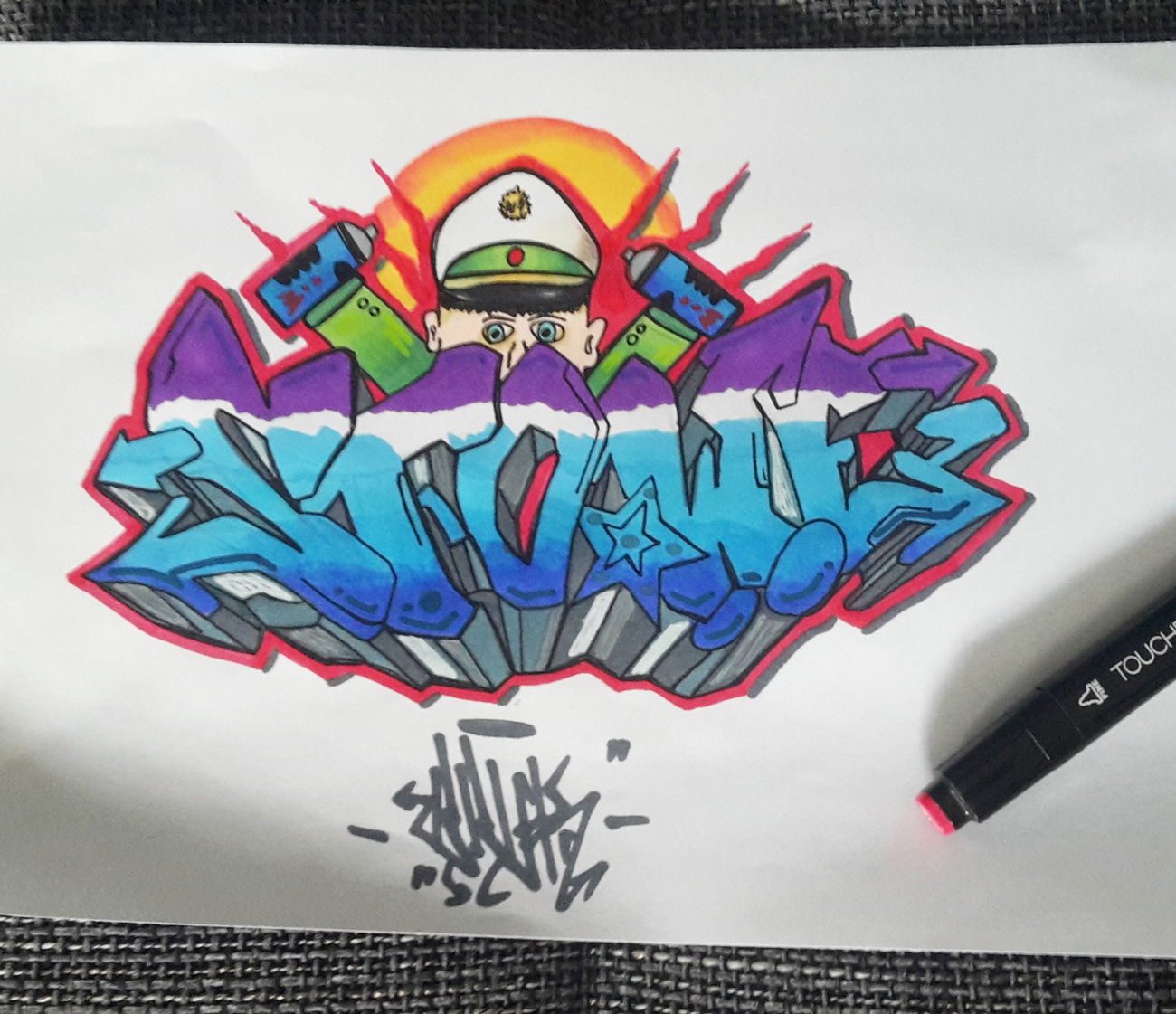 Graffiti Wall - Photo by BRUK13