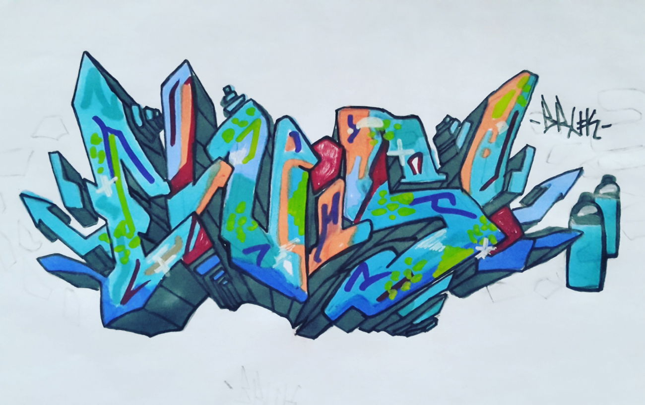 Graffiti Wall - Photo by BRUK13