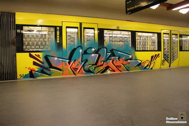 Graffiti Train - Photo by BSK - Niek (2014)