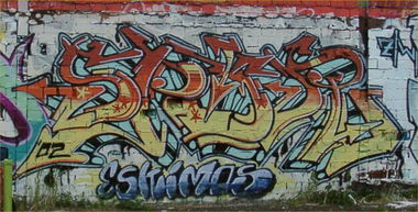 Graffiti Wall in Brunswick - Photo by BSWriters - Spor, ESK, Braunschweig (2002)