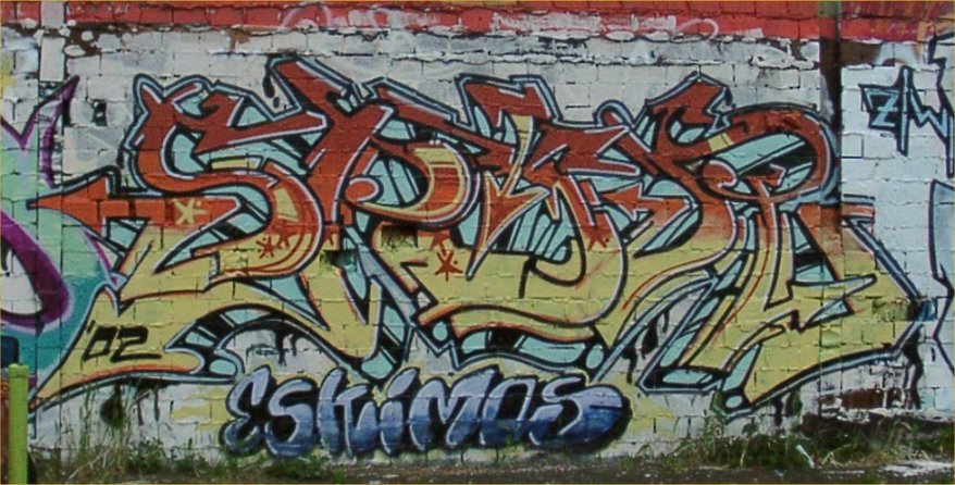 Graffiti Wall in Brunswick - Photo by BSWriters - Spor, ESK, Braunschweig (2002)
