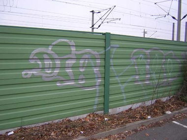 Graffiti Bombing in Wolfsburg - Photo by BSWriters - Dib, BSE, Wolfsburg