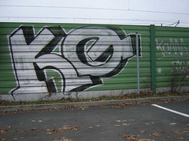 Graffiti Bombing in Wolfsburg - Photo by BSWriters - KO, Koma, Wolfsburg