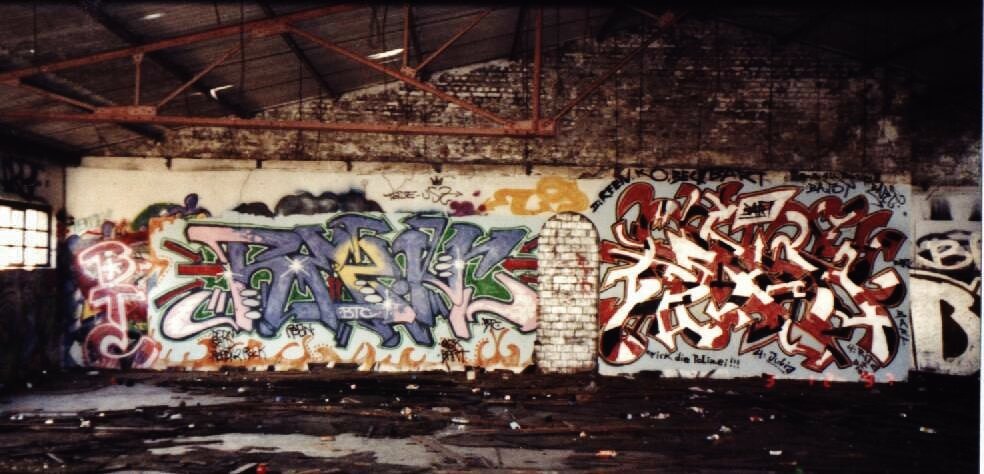 Graffiti Wall in Brunswick - Photo by BSWriters - Reen, Bart, BTC