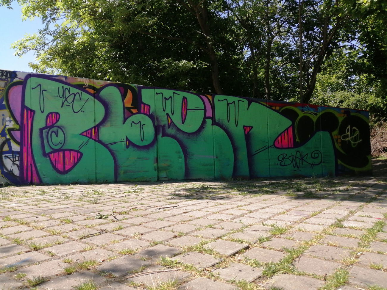 Graffiti Wall - Photo by BTEK (2022)