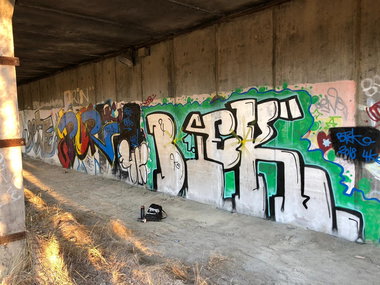 Graffiti Wall - Photo by BTEK - btek, 4k, bomb (2018)