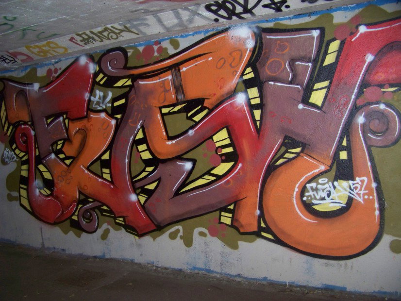 Graffiti Wall in Essen - Photo by BTT0341 - Fush, 157, essen (2013)